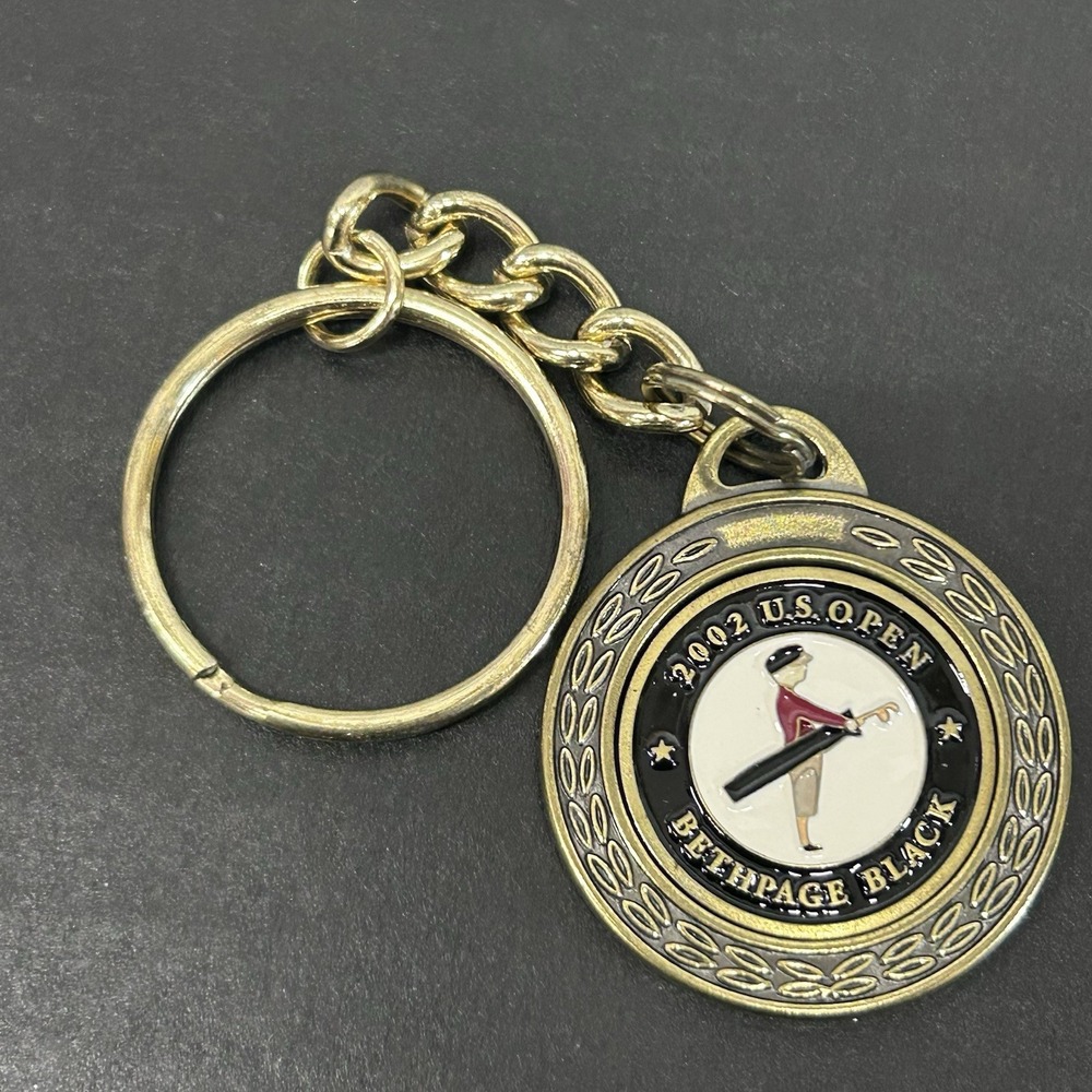 Vintage 2002 U.S. Open Bethpage Black Key Chain NEW in Package